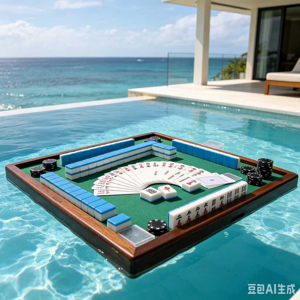 wooden mahjong set